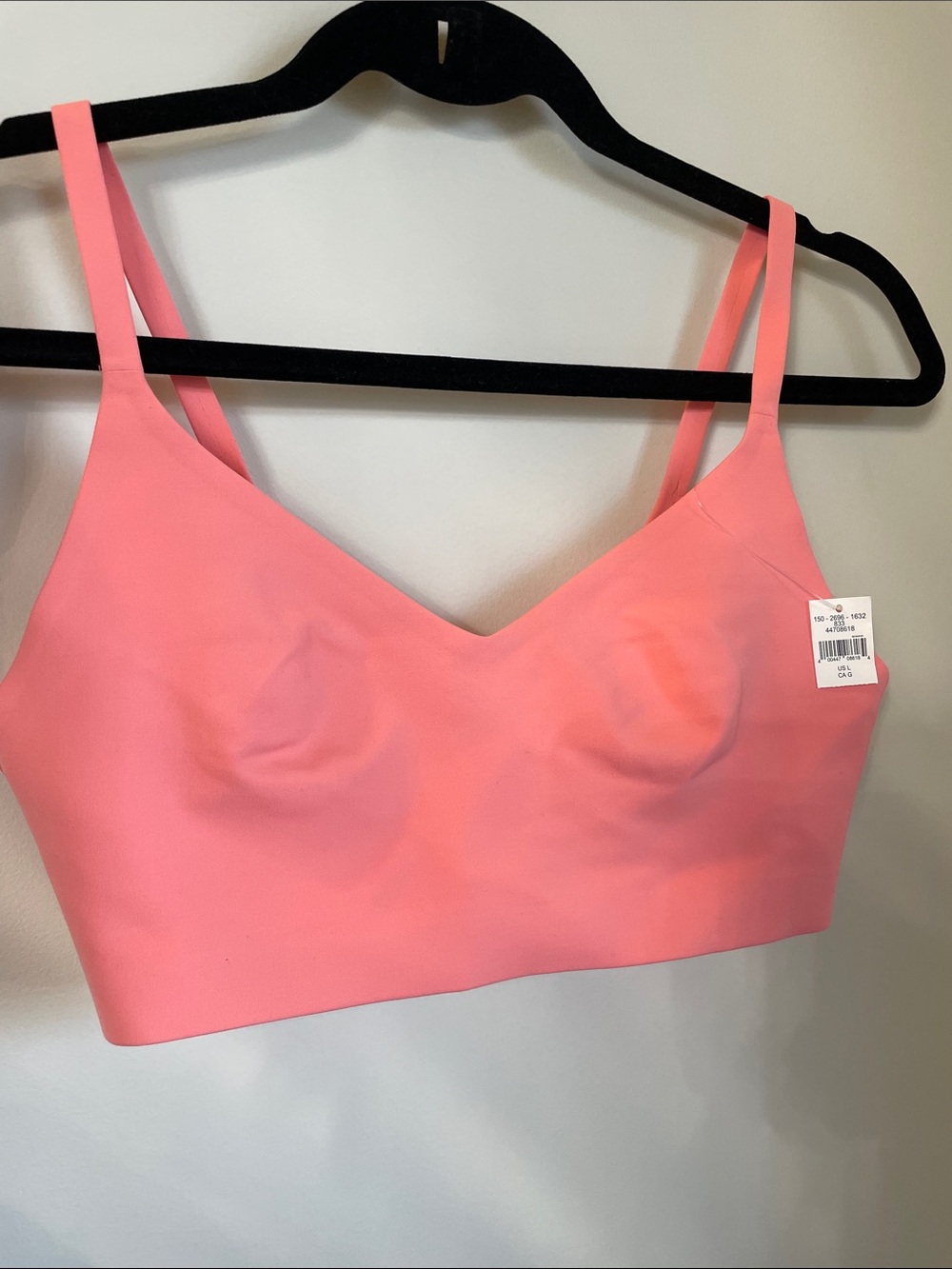 OFFLINE By Aerie Real Me XTRA On-The-Go Double V Sports Bra- Coral pink